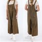 Woman Denim  Loose Fit  Wide-Leg Overalls